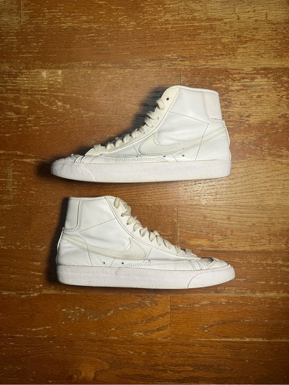 2021 Womens Nike Blazer 77 Vintage Mid Triple White